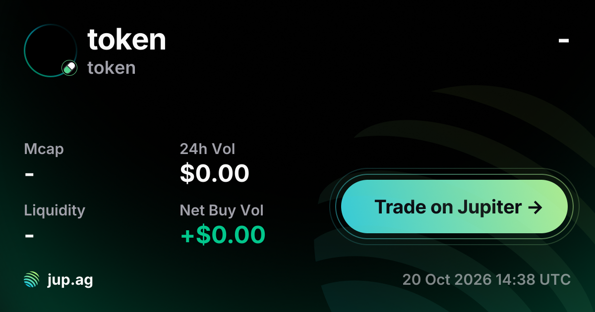 token Price Today, TOKEN to USD live price chart, marketcap & news