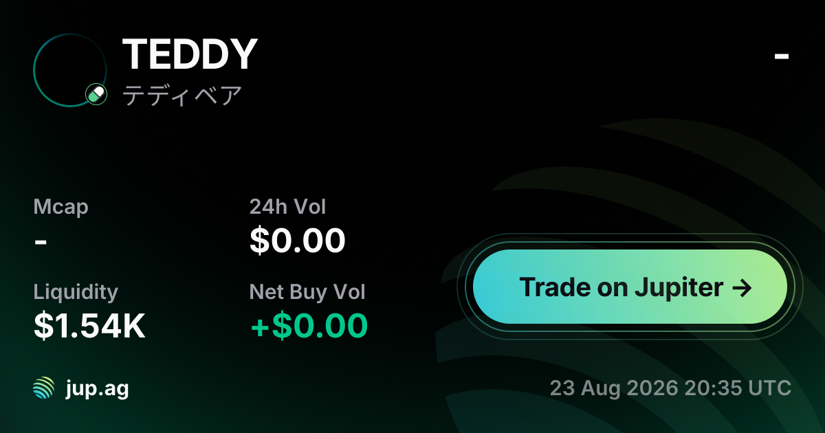price-today-teddy-to-usd-live-price-chart-marketcap-news